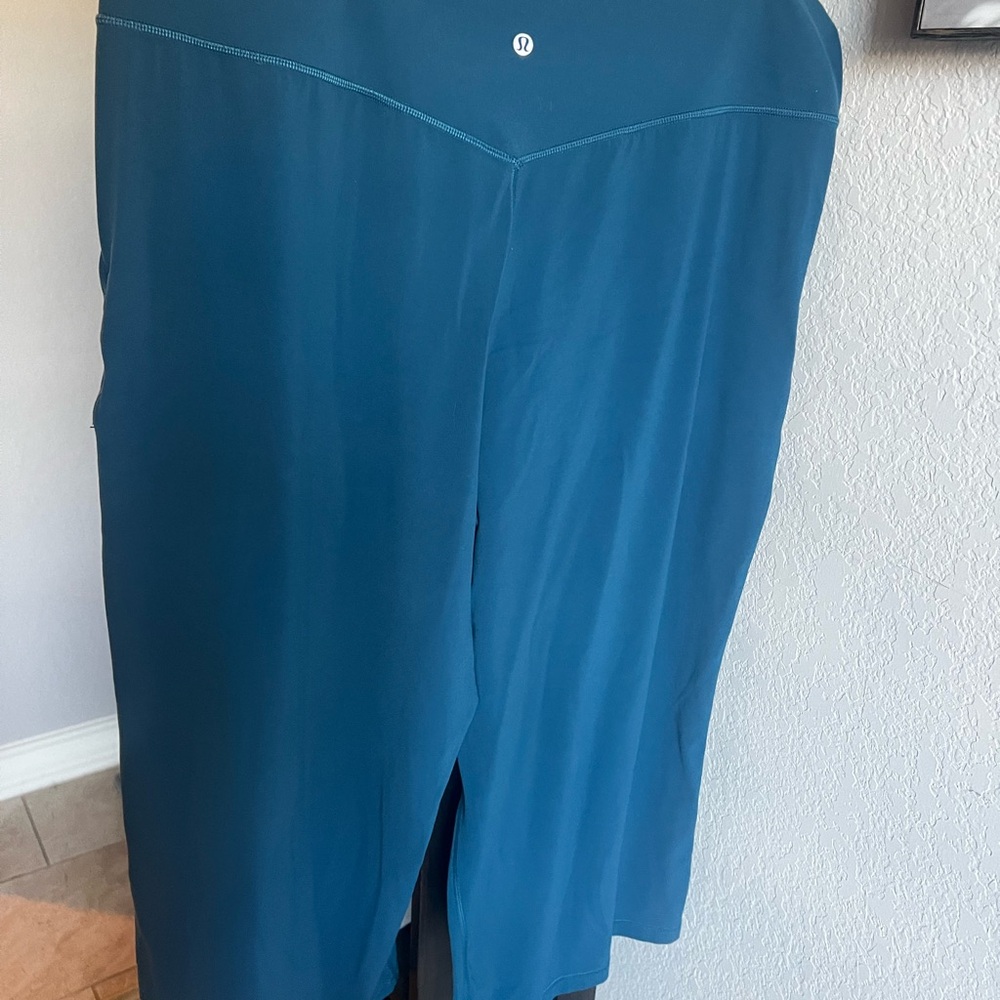 Lululemon Align wide leg leggings Blue Borealis